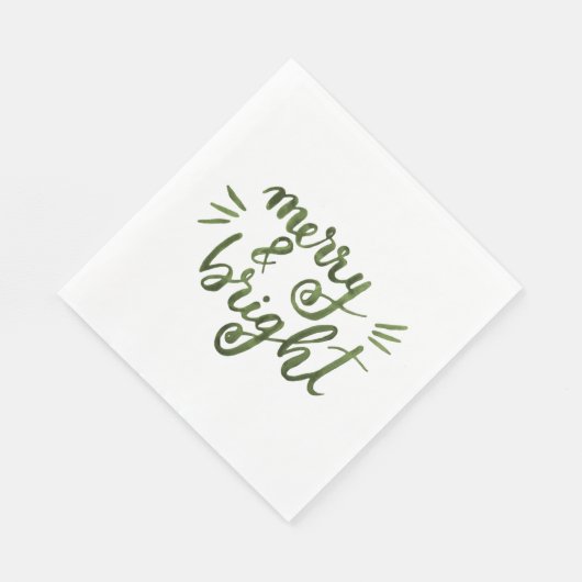 Merry en felgroen servet (Hoek)