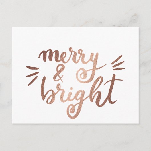 Merry en felle koperen briefkaart (Voorkant)