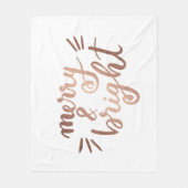 Merry en felle koperen fleece deken (Voorkant)