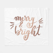 Merry en felle koperen fleece deken (Voorkant (Horizontaal))