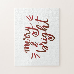 Merry en felrood legpuzzel