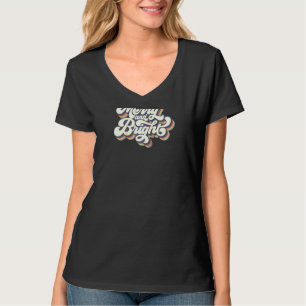 Merry en heldere Mannen voor het gezin T-shirt
