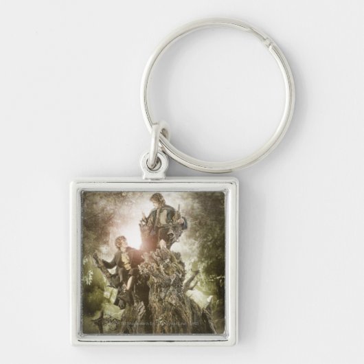 Merry en Peregrin op Treebeard Sleutelhanger (Voorkant)