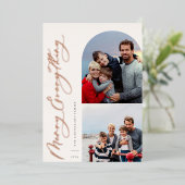 Merry Everything 2 Fotoserie Folie Feestdagenkaart (Staand Voorkant)