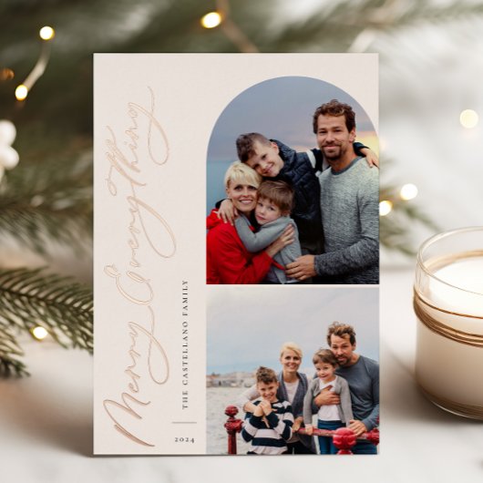 Merry Everything 2 Fotoserie Folie Feestdagenkaart