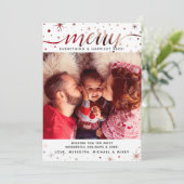 Merry Everything Foto Kleurafstemming Teksteffect Feestdagenkaart (Staand voorkant)