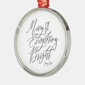 Merry Everything Heldere Ronde Kerst Ornament (Links)