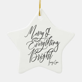 Merry & Everything Heldere Ronde Kerst Ornament