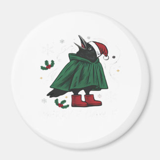 Merry F Caw F Funny Graphic Style Magneet