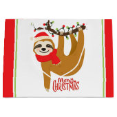 Merry-Feestdagen met kerstcadeaus Groot Cadeauzakje (Voorkant)