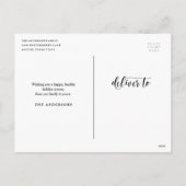 Merry Feestdagenkaart (Achterkant)