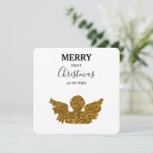 Merry First Kerstvrouw Newly Weds Angel (Staand voorkant)