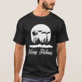 Merry Fishmas Funny Kerstmis T-shirt (Voorkant)