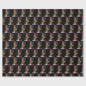 Merry Fishmas Gift Wrap, Fish Fishing Christmas Cadeaupapier (Vlak)