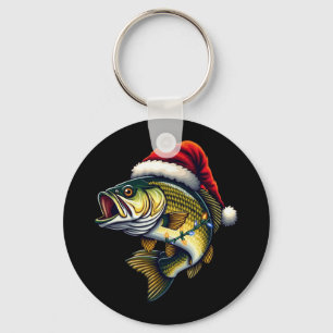 Merry Fishmas Santa Vist liefhebbers van Funny Fis Sleutelhanger