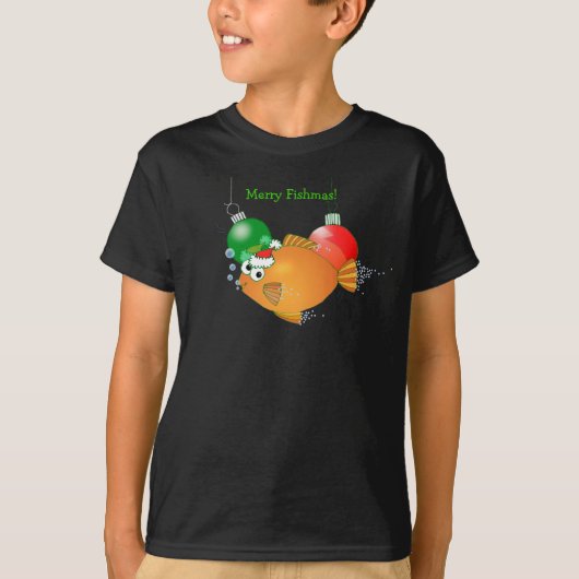 Merry Fishmas. T-shirt (Voorkant)