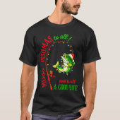 Merry Fishmas To All Fishing Fisherman's Funny Chr T-shirt (Voorkant)