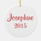 Merry Fitness - Gepersonaliseerd Circle Ornament (Achterkant)