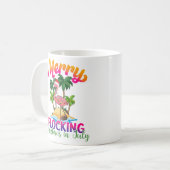 Merry Flocking Christmas | Kerst in juli Koffiemok (Voorkant links)
