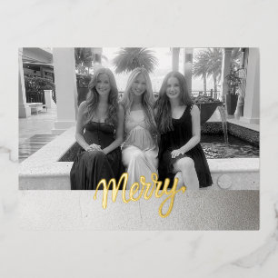 Merry Folie Feestdagen Briefkaart