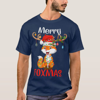 Merry Fomas Funny voor kerstornament Lights San T-shirt