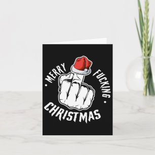 Merry Foring Kerst Ongepaste Mannen Volwassen Fun Kaart