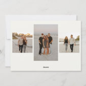 Merry Foto  Bright Colorful Feestdagenkaart (Achterkant)