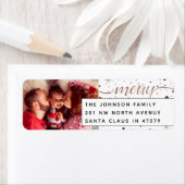 MERRY-fotokleurmatchingmoderne typografie Etiket (Insitu)