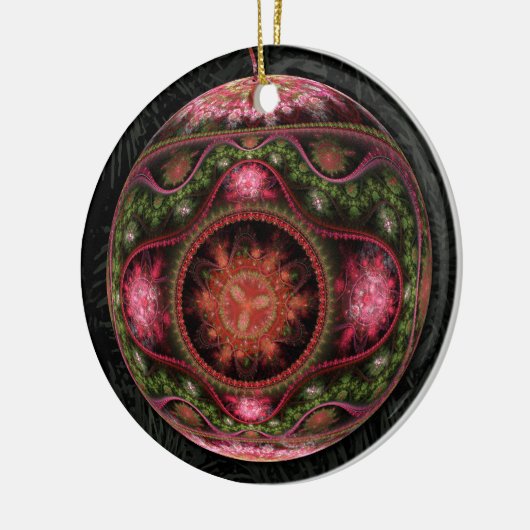 Merry Fractal Art Ornament (Links)