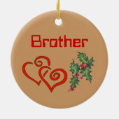 Merry Freakin' kerstbroer Keramisch Ornament (Achterkant)