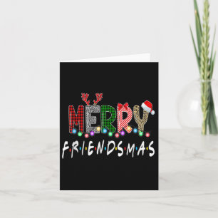 Merry Friendsmas Friends Kerstmis Matching Xmas G Kaart