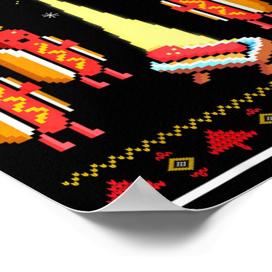 Merry Glizzmas Hot Dog Funny Ugly Christmas Sweate Poster (Hoek)