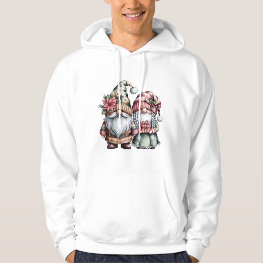 Merry Gnome Groeten Hoodie (Voorkant)