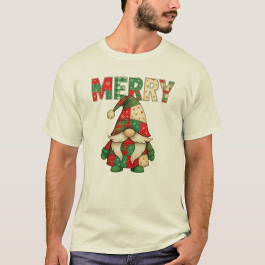 Merry Gnome Holiday Cheer T-shirt (Voorkant)