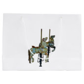 Merry Go Ronde Carrousel Paarden Gift Bag Groot Cadeauzakje (Achterkant)