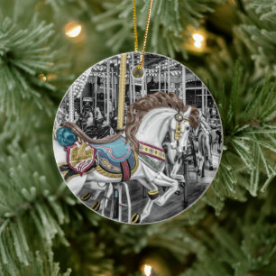 Merry Go Round Carousel Keramisch Ornament