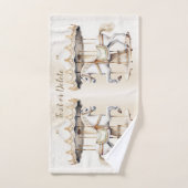 Merry Go Round Circus Carnival Belle mignonne (Serviette à main)