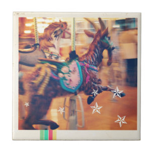 Merry Go Round Goat Tegeltje