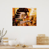 Merry-Go-Round Horse Poster (Keuken)