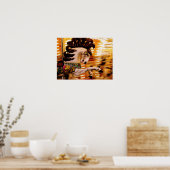 Merry-Go-Round Horse Poster (Keuken)