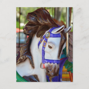 Merry-Go-Round-paard Briefkaart