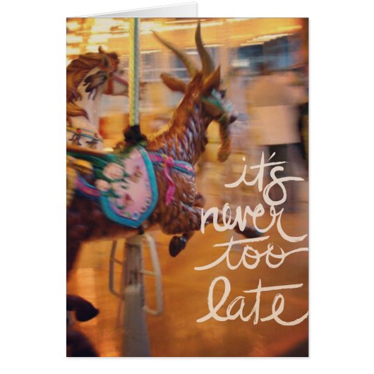 Merry Goat Het is nooit te laat. (Voorkant)