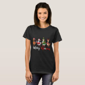 Merry Goosmas Silly Goose Christmas Funny Xmas Wom T-shirt (Voorkant volledig)