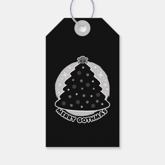 Merry Gothmas Cadeaulabel (Voorkant)