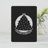 Merry Gothmas Feestdagenkaart (Staand voorkant)