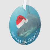 Merry Great White Noël Shark Santa Hat Funny (devant)
