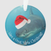 Merry Great White Noël Shark Santa Hat Funny (devant)