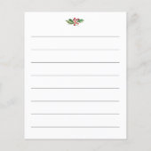 Merry Greenery Baby shower Game Advice Kaarten (Achterkant)