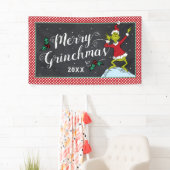Merry Grinchmas | Grinch Holiday Party Spandoek (Insitu)