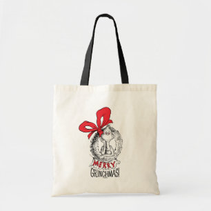 Merry Grinchmas Wreath The Grinch Tote Bag
